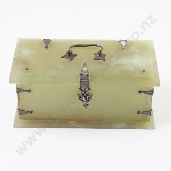 Translucent Green Hardstone Box