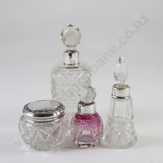 4 S/S Topped Glass Dressing Table Vanity Items