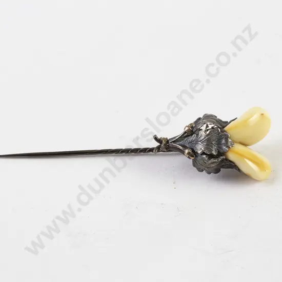 Late C19th European Black Forest Hunting Stick Pin