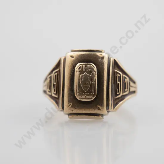US 10ct 1951 School Ring