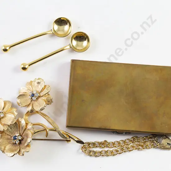 C1950 - 60's Sphinx (Butler & Wilson) Costume Flower Brooch