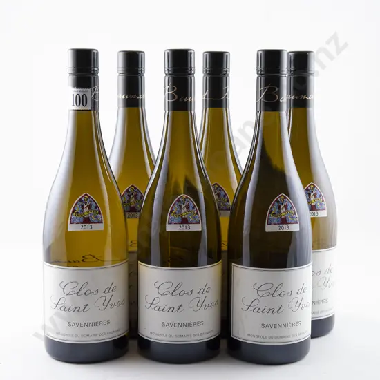 6 bottles Domaine des Baumard Savennieres Clos St Yves Vintage 2013