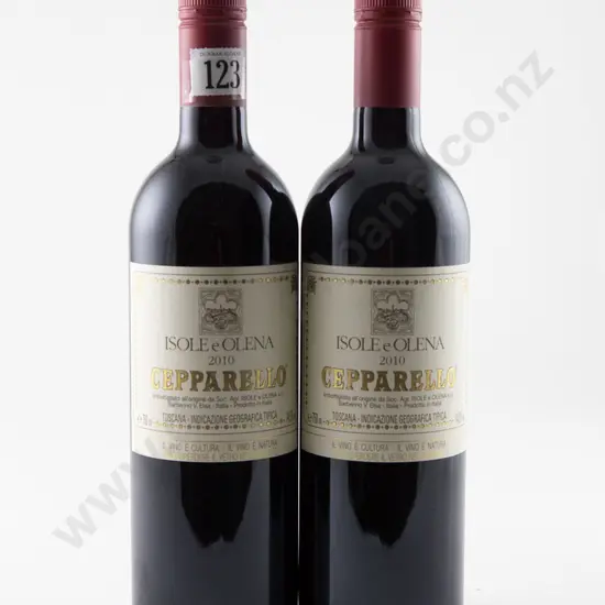 2 bottle Isole e Olena 'Cepparello' Vinatage 2010