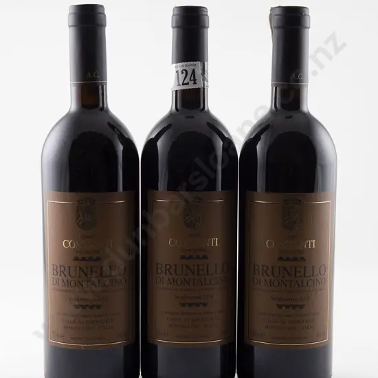 3 bottled Conti Costanti 'Brunello di Montalcino' Vintage 2010