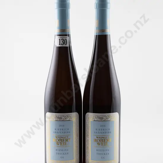 2 bottles Robert Weil Kiedrich 'GRAFENBERG GG' Riesling Vintage 2016