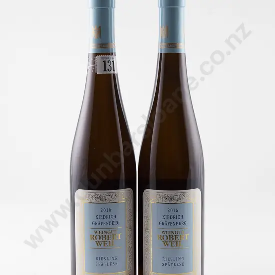 2 bottles Robert Weil Kiedrich 'GRAFENBERG' Ries Spatlese Vintage 2016