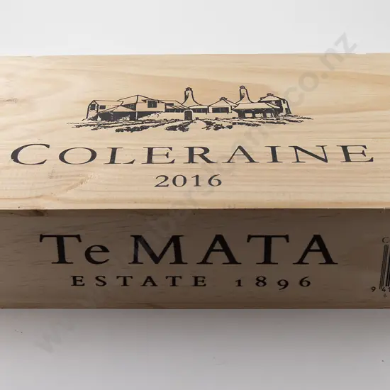 6 bottles Te Mata Estate Coleraine Vintage 2016