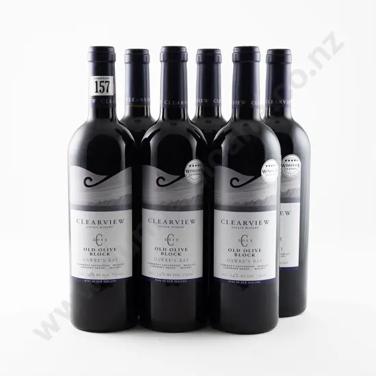 6 bottles Clearview Estate Old Olive Block Vintage 2013