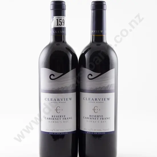 2 bottle Clearview Estate Reserve Cabernet Franc Vintage 2013