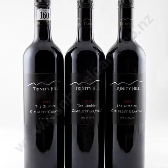 3 bottles Trinity Hill 'The Gimblett' Gimblett Gravels Vintage 2013