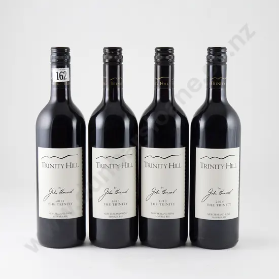 4 bottles Trinity Hill 'The Trinity' by John Hancock Merlot Vintage 2013