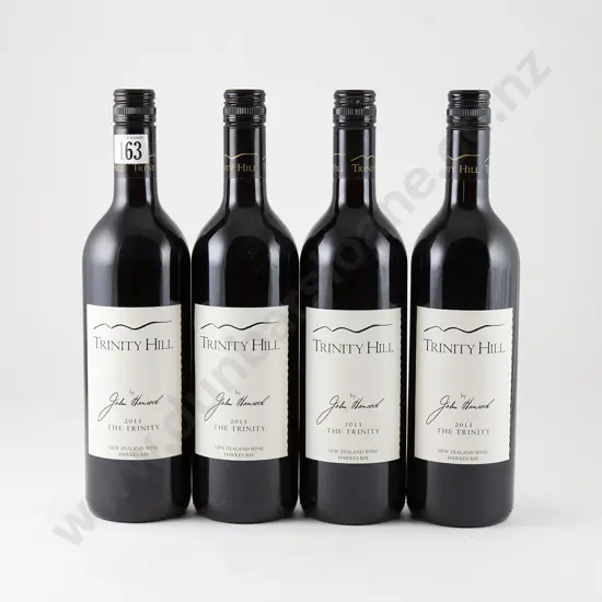 4 bottles Trinity Hill 'The Trinity' by John Hancock Merlot Vintage 2013