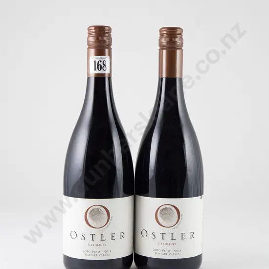 2 bottles Ostler Caroline's Pinot Noir Waitaki Valley Vintage 2010