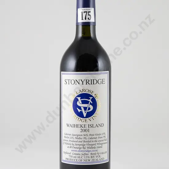 1 bottle Stonyridge Waiheke Island Larose Vintage 2001