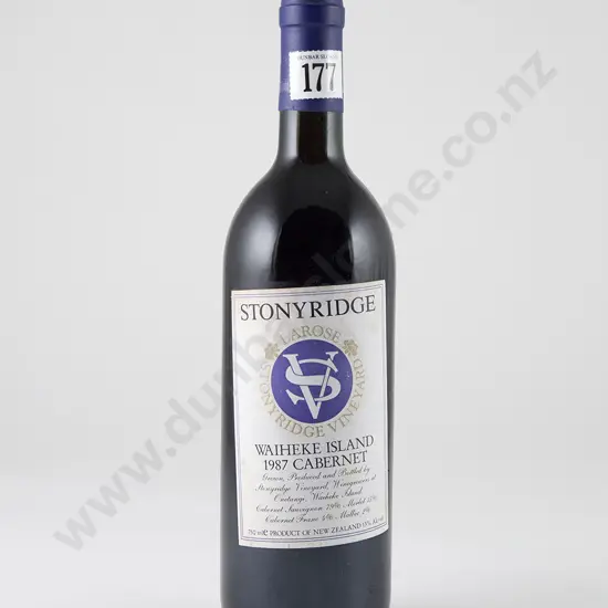 1 bottle Stonyridge Waiheke Island Larose Cabernet Vintage 1987