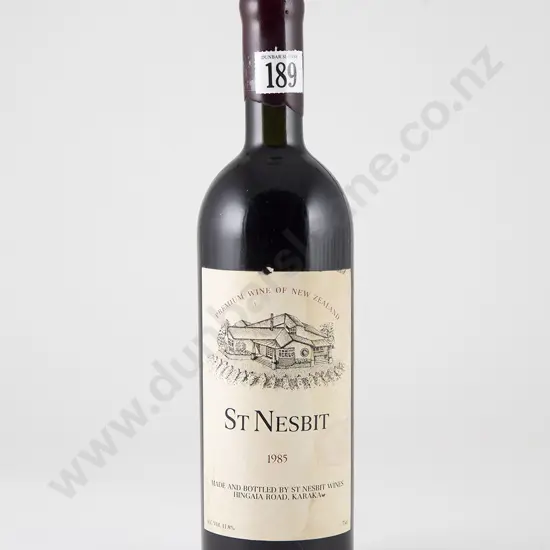 1 bottle St Nesbit Karaka Vinatge 1985