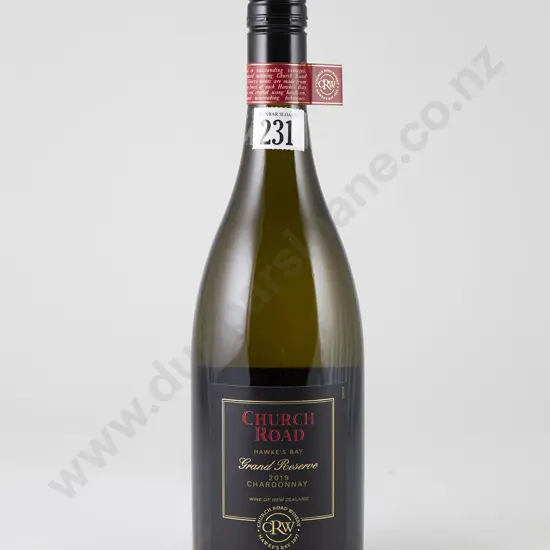 1 bottle Church Road 'Grand Reserve' Chardonnay Hawkes Bay Vintage 2019