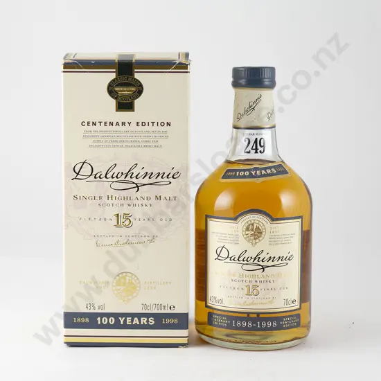 1 bottle Dalwhinnie 15 Year Old Bottled 1998 - Cent. Ed. Single Highland Malt Scotch Whisky