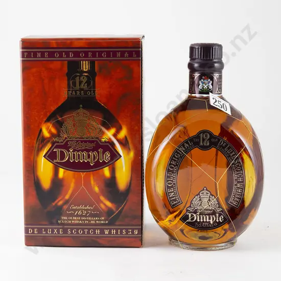 1 bottle Dimple 12 year old De Luxe Scotch Whisky