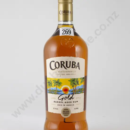 1 bottle 1 litre Coruba 'Gold' Deluxe Barrel Aged Jamaica Rum