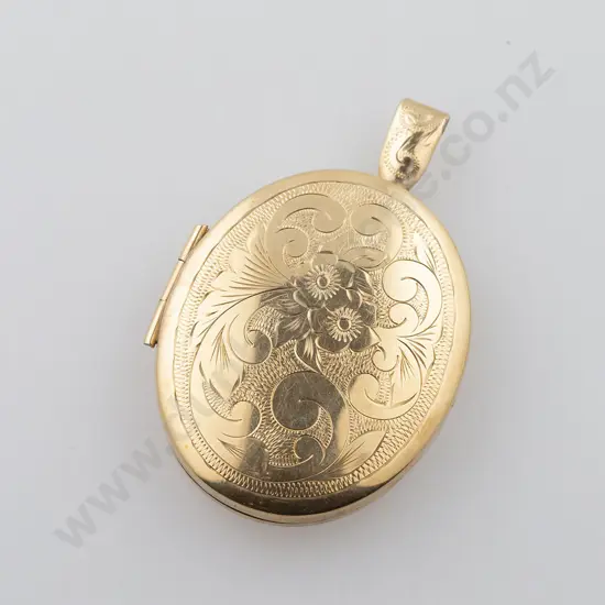 Large 9ct on Metal Photo Locket