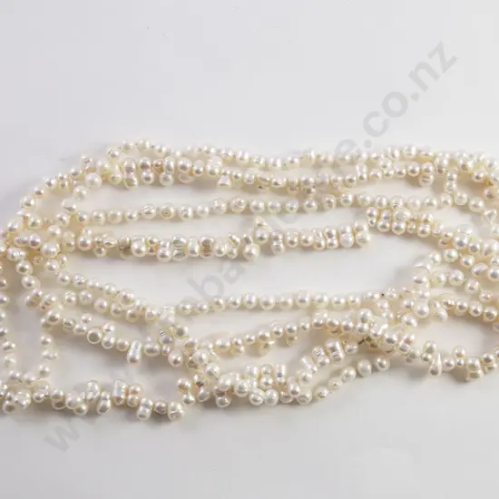 Two Opera Length Fresh Water Pearl Necklaces