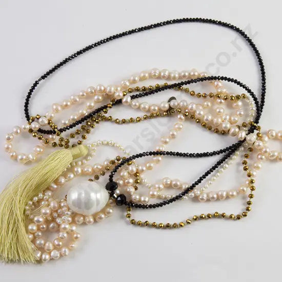 Opera Length Fresh Water Pearl Necklace