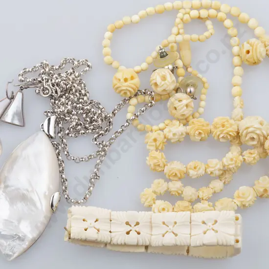 Vintage Carved Bone Jewellery