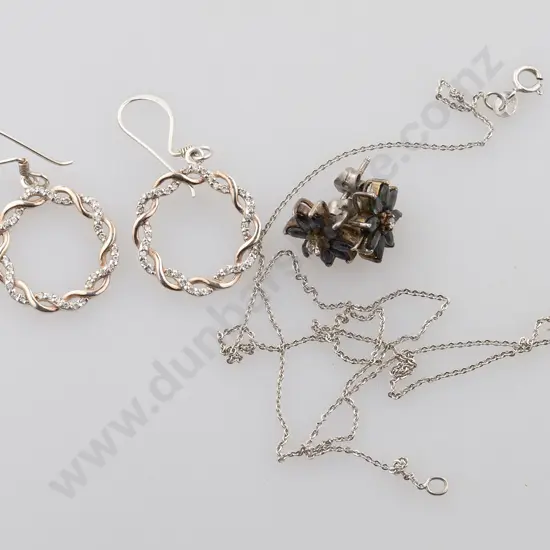 Fine 9ct White Gold Chain