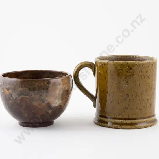 Luke Adams Breakfast Tea Mug & Crown Lynn Cereal Bowl (2)