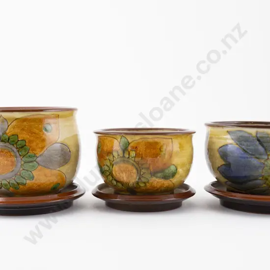 Set of Three Christine Bell-Pearson Planters