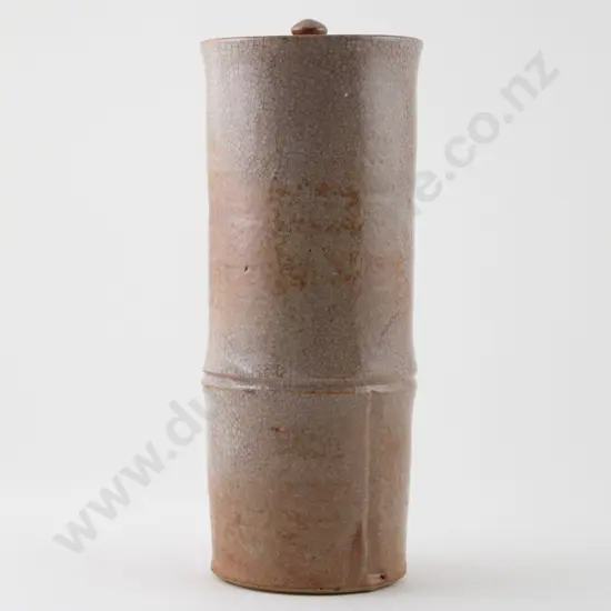 Paul Fisher Lidded Bamboo Form Canister