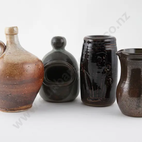 Four Various NZ Pottery Pieces