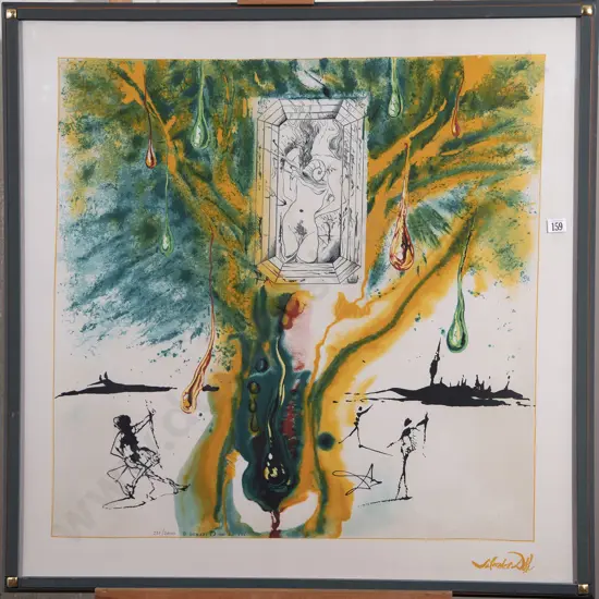 Salvador Dali - The Emerald Table - the Alchemy of The Philosophers (1989)