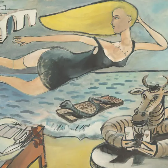 Artist Unknown - Untitled (Surreal Composition)