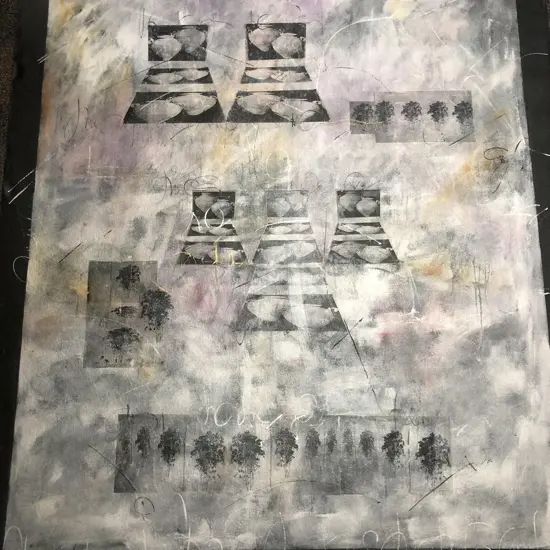 Claudia Bell-Pearson - Untitled (Abstract Composition)