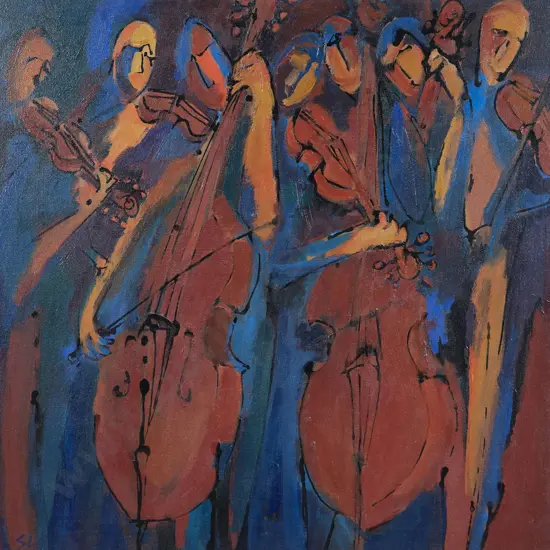 Sue Schaare - Untitled (Musicians)