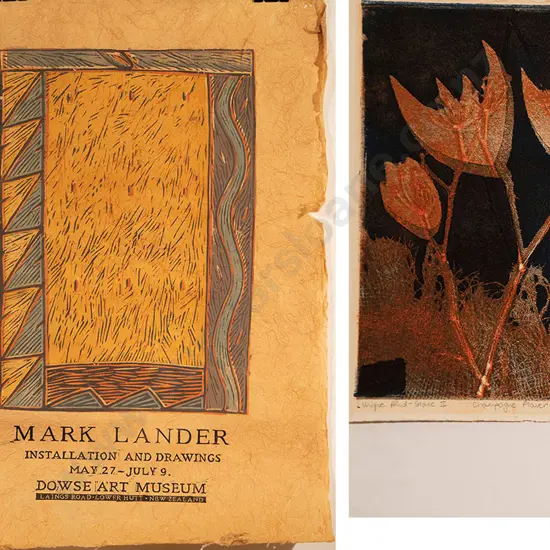 Assorted Exhibition Posters - Mark Lander / Debra Bustin etc