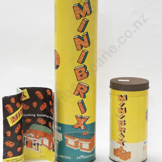 Two Vintage Minibrix Sets