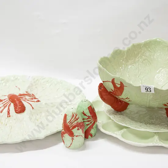 Quantity Carlton Ware Lobster Pattern Serving Ware (6)