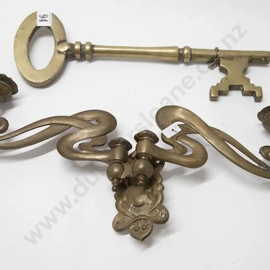 Piano Sconce and Novelty Brass Key