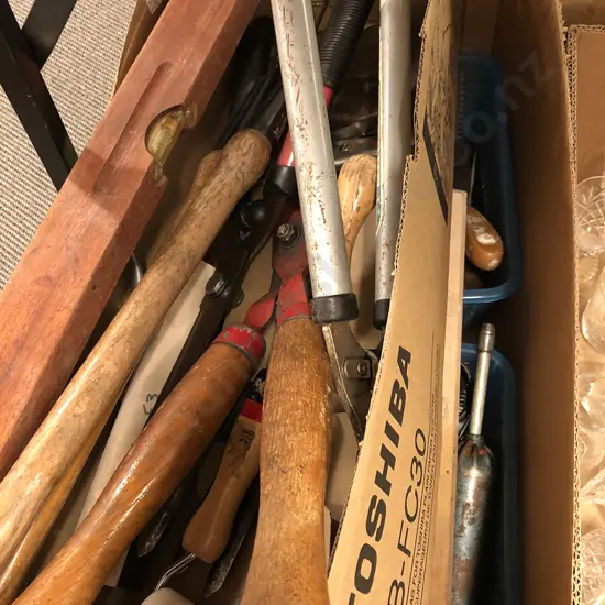 Box of Assorted Tools
