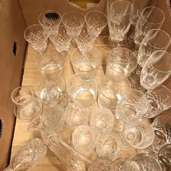 Box of Assorted Crystal