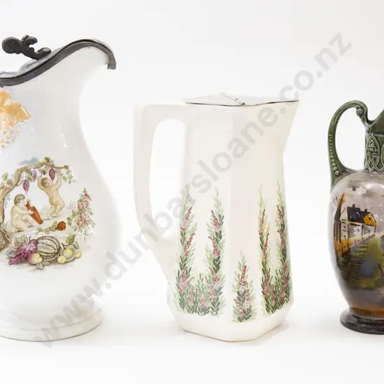 Victorian Staffordshire Jug and Two Others