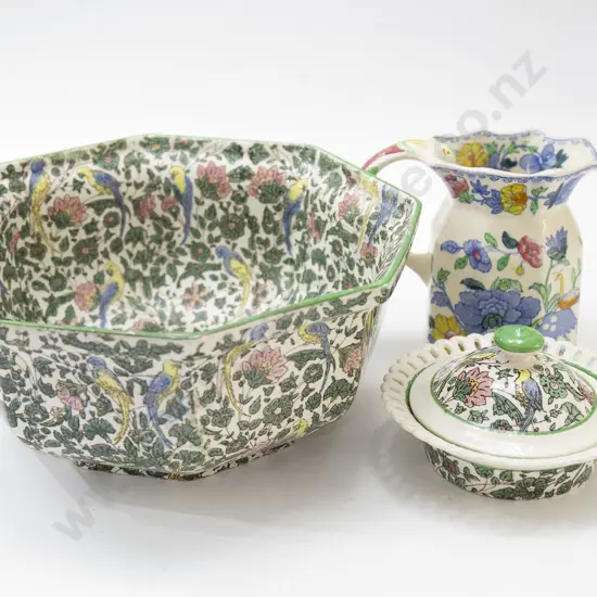 Masons Jug Royal Doulton Fruit Bowl and Soap Dish