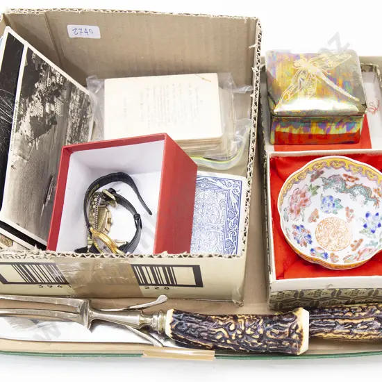 Mixed Collectables incl Postcards Watches Playing Cards etc