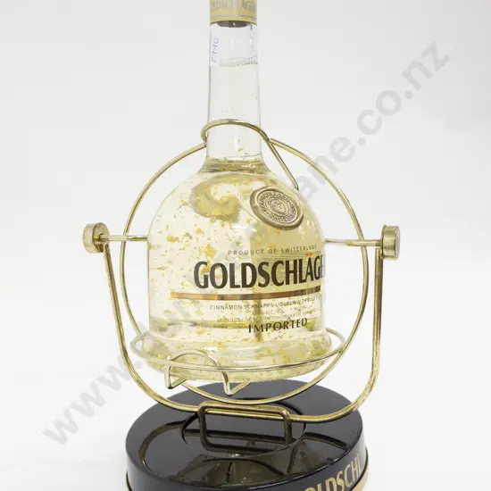 Goldschlager Cinnamon Schnapps 1.75L On Branded Dispenser Stand