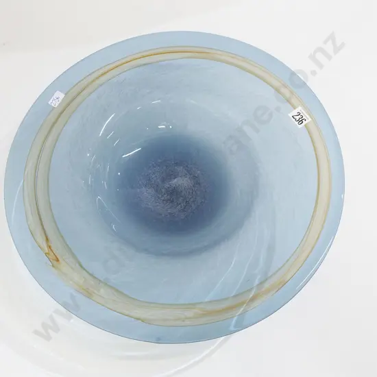 Large Art Glass Charger