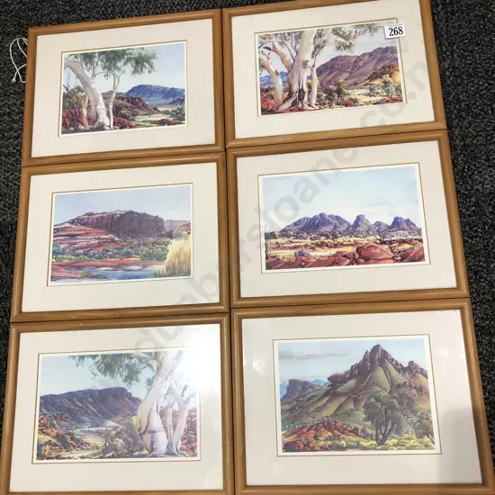 Six Albert Namatjira Prints