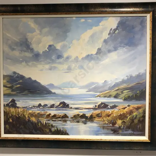 Heinz Boehnke Kiwitahi 'Bay of Islands' oil on board